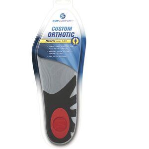 SOFComfort Custom Orthotic Shoe Inserts - Men's Sizes 7-13, Memory Foam,